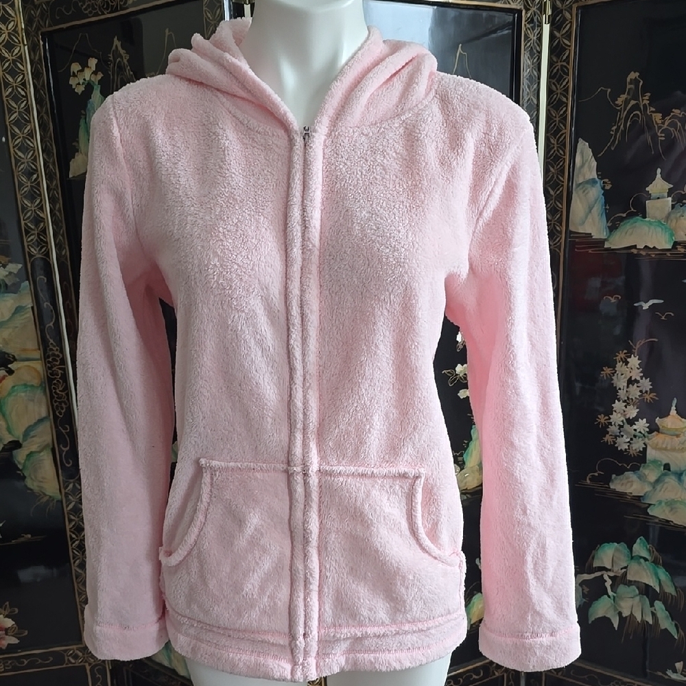 Live Love Lounge Pink Sherpa Hoodie